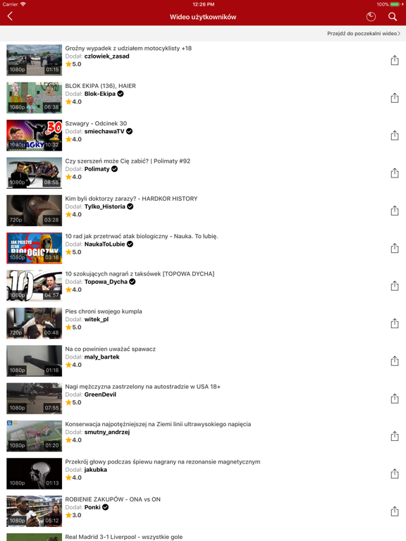 cda.pl iPad screenshot 5 - Entertainment app