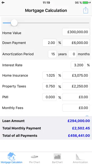 Mortgage Calculator Mobile screenshot 2