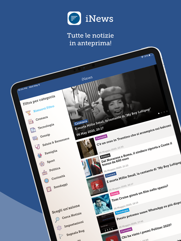Screenshot #4 pour iNews - Aggiornati in mobilità