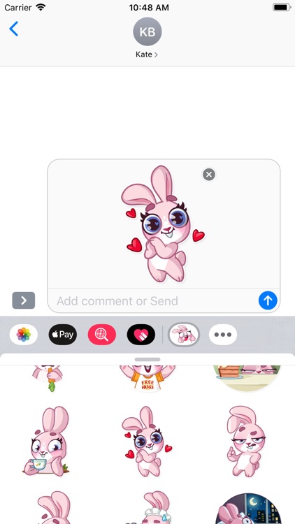 Jill Rabbit Stickers Pack screenshot-5