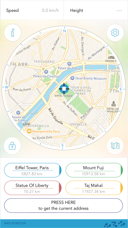 #3. Direction Compass With Maps (iOS) بواسطة: Chaviro Software