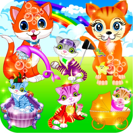 Cat Meow Pet Spa Games for Cat iOS App