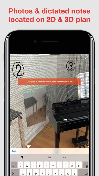RoomScan Pro LiDAR floor plans Screenshot