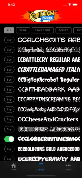 Game screenshot Comicraft Fonts hack