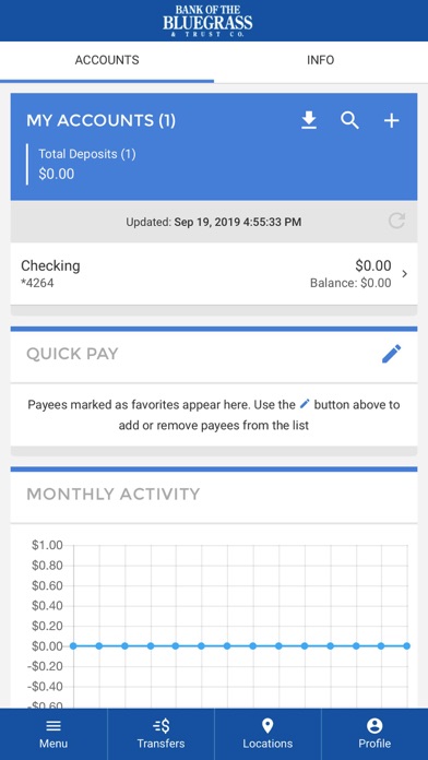 Bank of the Bluegrass Screenshot
