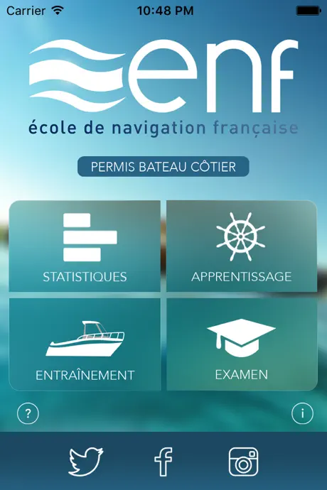 Permis bateau côtier ENF