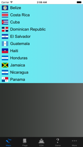 Central America state maps screenshot
