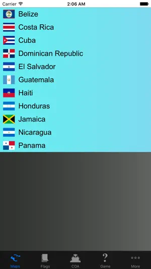 Central America state maps screenshot 3