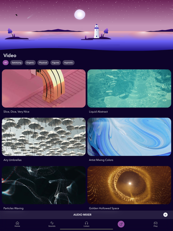 Sleep Sounds - ASMR Bedtime iPad screenshot 4 - Health & Fitness app