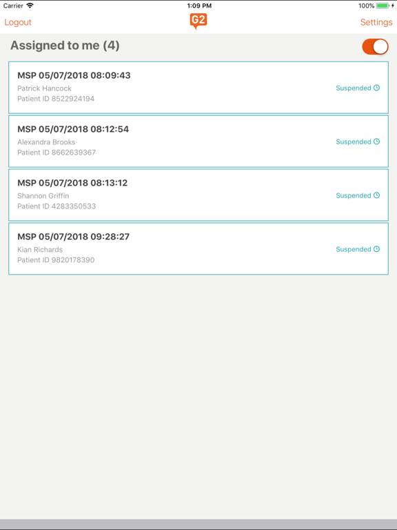 Screenshot #4 pour G2 Mobile Sign Off