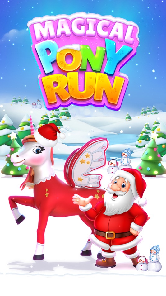 #1. Magical Pony - Unicorn Runner (iOS) Podle: BigCode Games Pvt Ltd