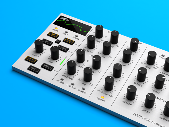 Zeeon synth iPad app afbeelding 1