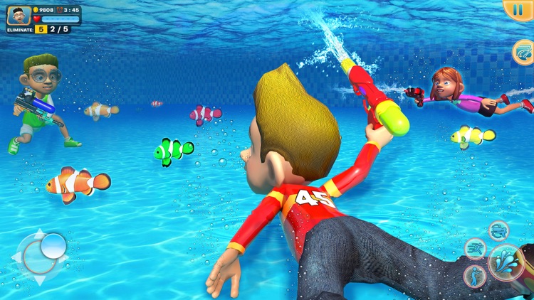 Water Shooting Pool Gun Arena screenshot-6