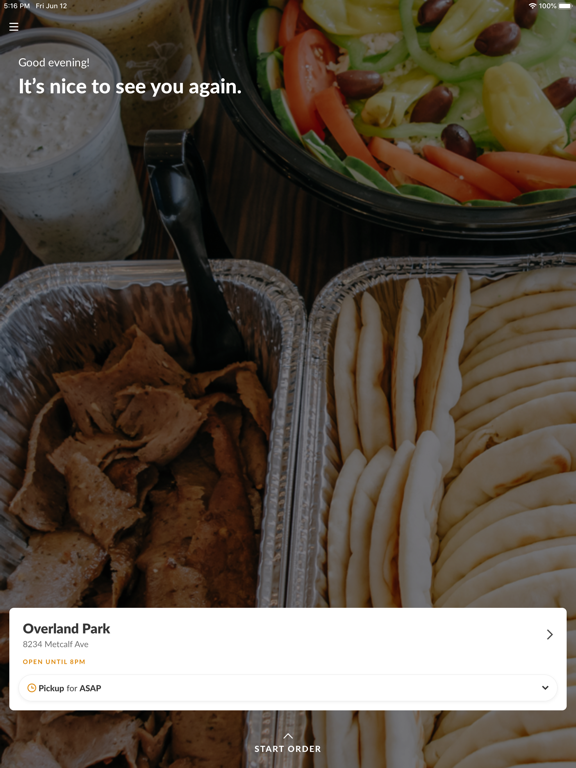 Mr. Gyros Greek Food iPad screenshot 3 - Food & Drink app
