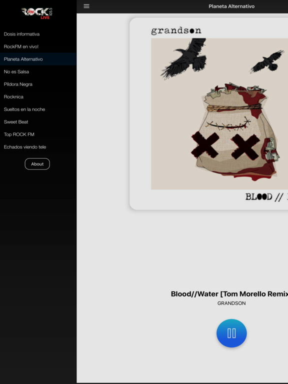 RockFM 105.5 iPad screenshot 2 - Music app