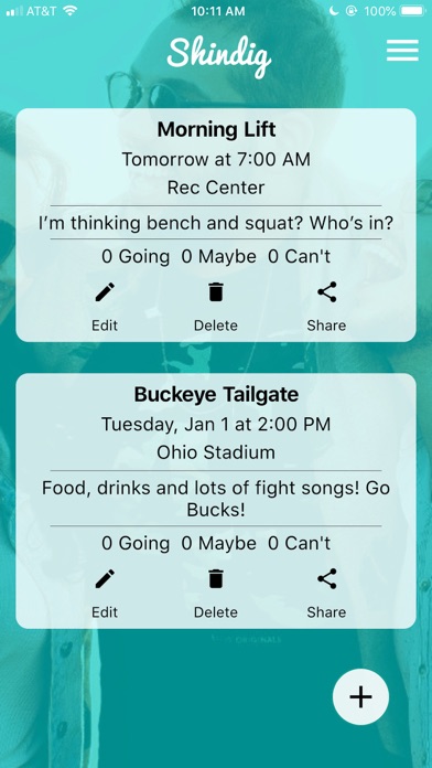 Shindig - Event Sharing App screenshot 3