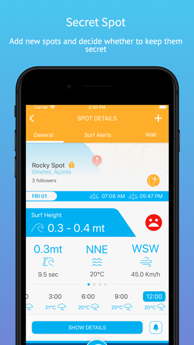 Line app Surf Forecast Screenshot