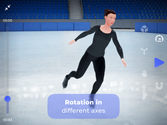 Freezio Figure Skating 3D app iPad screenshot