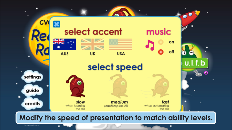 #3. Reading Race 1a: CVC words (iOS) 由: PLD Organisation Pty. Ltd.