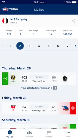 Game screenshot Official AFL Tipping mod apk