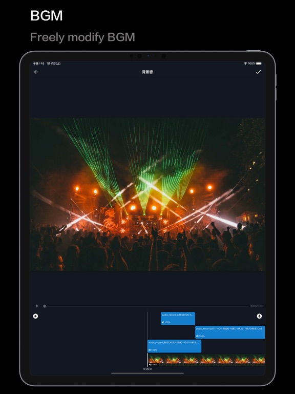 Vmoon - Video Editor & Maker iPad screenshot 4 - Photo & Video app