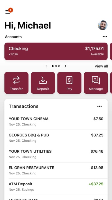 Bank of Charlotte Mobile screenshot 4