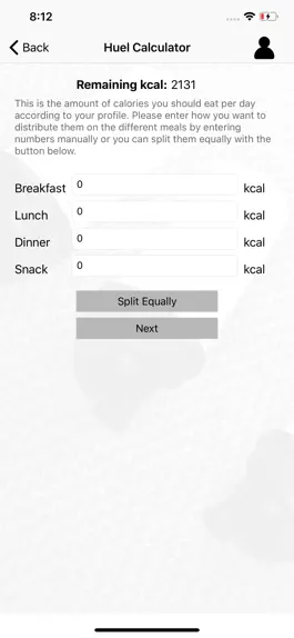 Game screenshot Huel Calculator hack