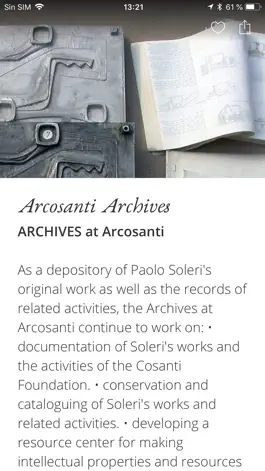 Game screenshot SC Arcosanti Archives hack