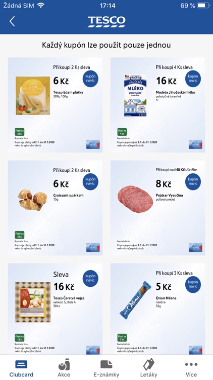 Clubcard Tesco Česko