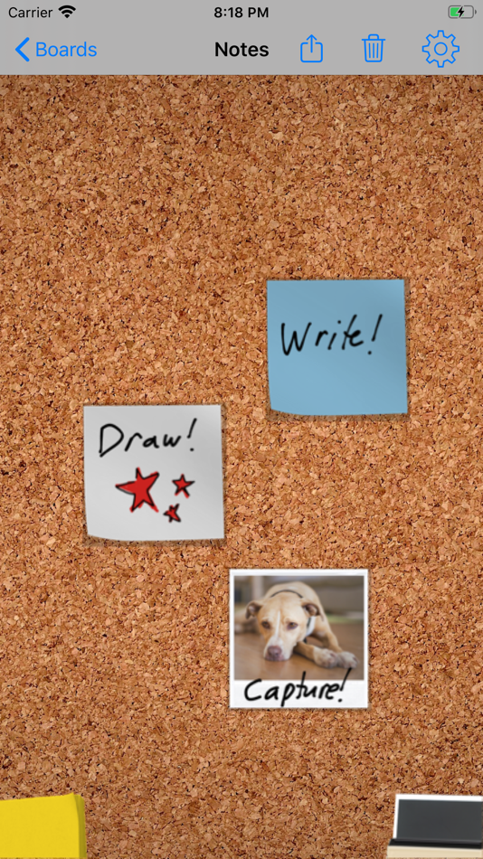#1. Note Board: Instant Notes (iOS) Podle: Digital Footmark Oy