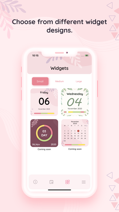 Period Tracker Widgetのおすすめ画像6