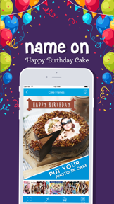 Name On  Happy Birthday Cake screenshot