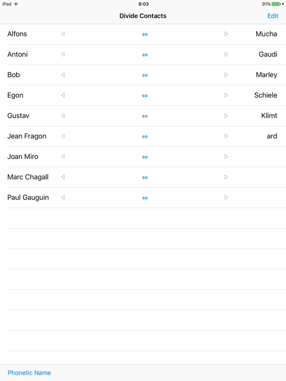 Screenshot #5 pour Divide Contacts - Divide It!
