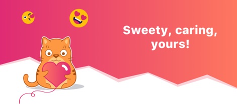 eBoox - fb2 ePub book reader - L'interfaccia utente dell'app è caratterizzata da un design accogliente, evidente nella mascotte del gatto con un cuore, che comunica un tono giocoso e premuroso, rafforzando l'esperienza piacevole di lettura.