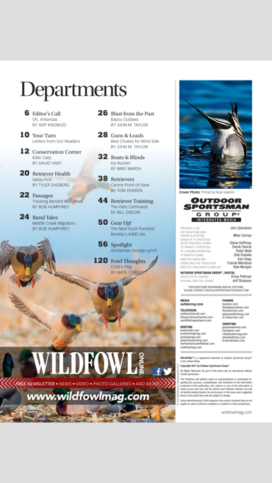 Wildfowl Magazine Screenshot