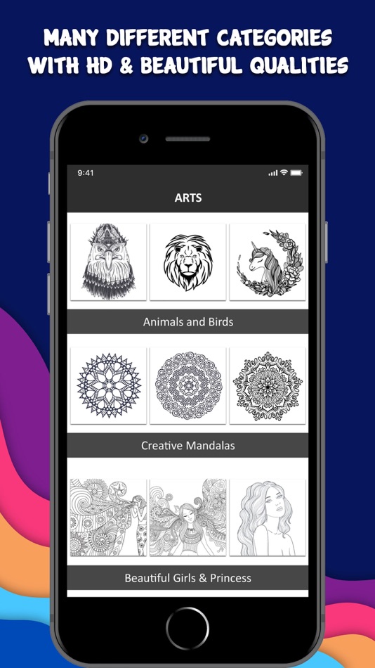 #1. Fill Colors : ColorArt Book (iOS) 由: Rok Mikuz