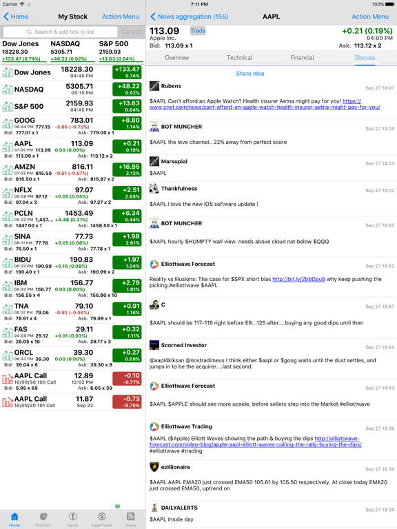 Screenshot #4 pour Stocks Pro : Real-time stock