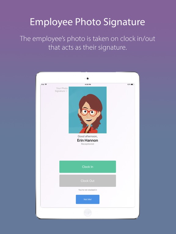 Timekeeper by paybookapp.com iPad screenshot 3 - Business app