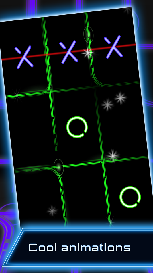 #2. Tic Tac Toe - Glow (iOS) Podle: mobivention GmbH