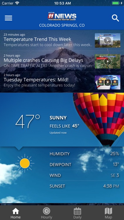 KKTV Weather and Traffic