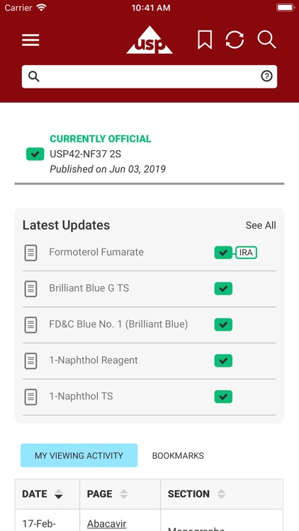 USP-NF Mobile screenshot-4