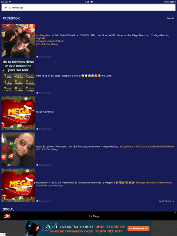 La Mega Se Pega iPad screenshot 3 - Music app