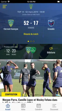 Game screenshot ASM Rugby | Officiel apk