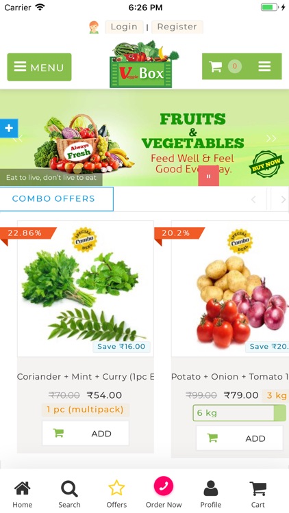 Veggie Box - Order Online