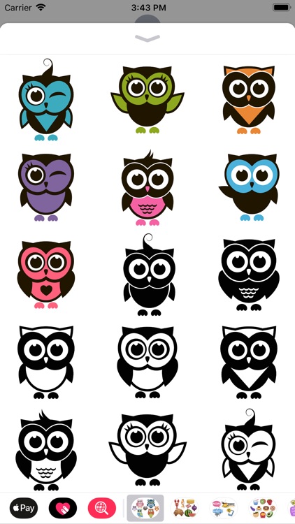 Owl Sticker Collection screenshot-4