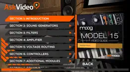 How to cancel & delete video guide for moog model 15 3