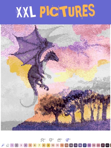 Pixel King: Coloring Book RPGのおすすめ画像6