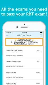 rbt exam center: prep & study iphone screenshot 4