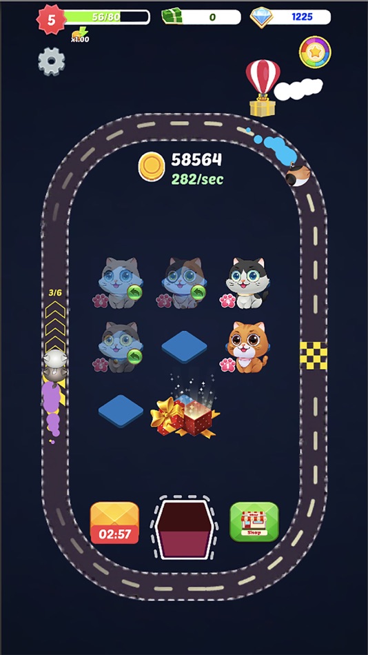 #3. Merge Cats (iOS) Bởi: PHATTHUAN GIALAI INFORMATICS SERVICE ONE MEMBER COMPANY LIMITED