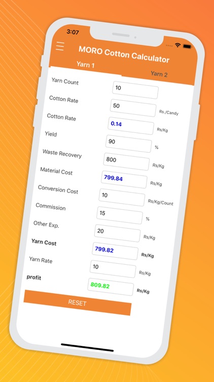 MORO Cotton Calculator screenshot-5
